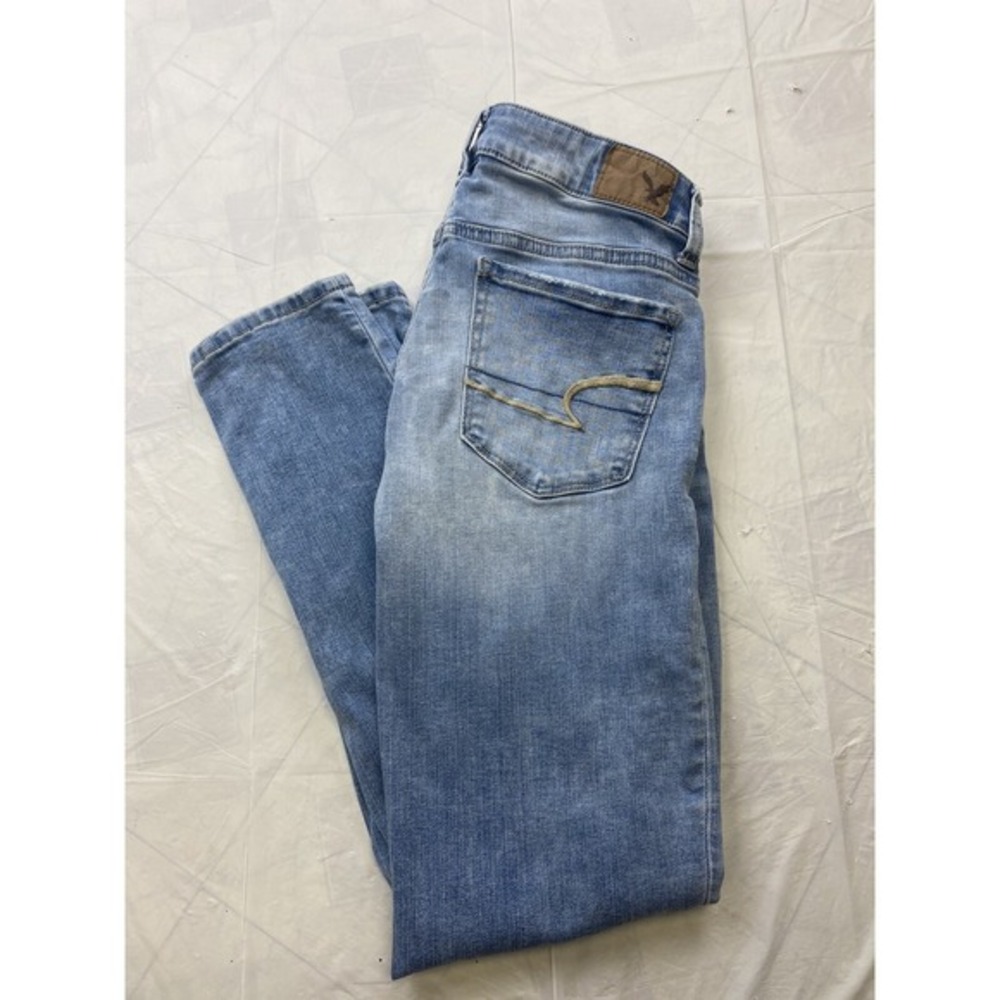 American Eagle‎ Womens Jeans Super Stretch Jean Skinny Sz 0 Short